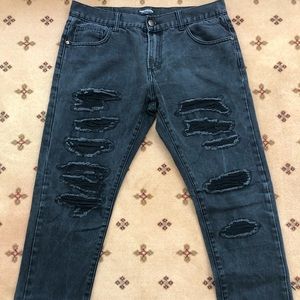 Pink Dolphin Black Jeans